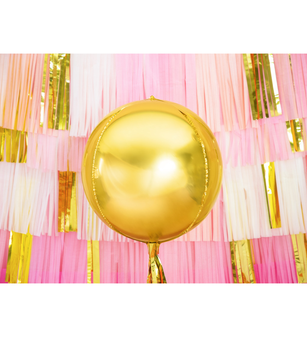 Balónek koule - zlatý