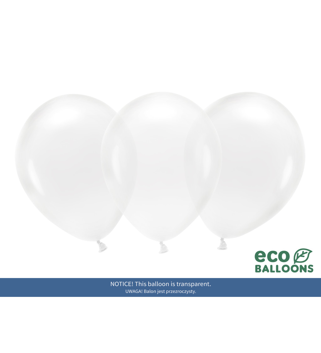 Průhledný ekologický balonek