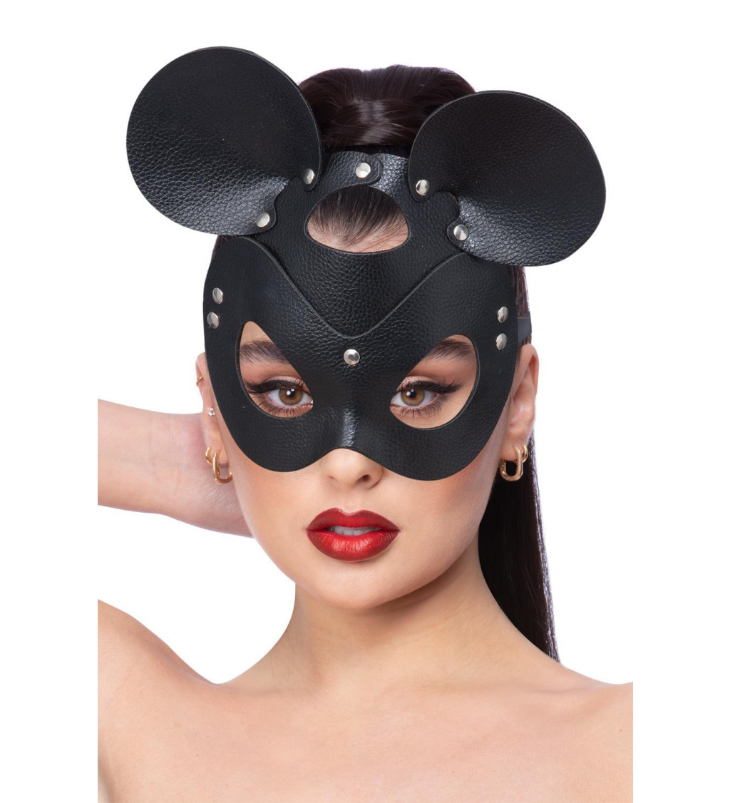 Maska myšky - černá