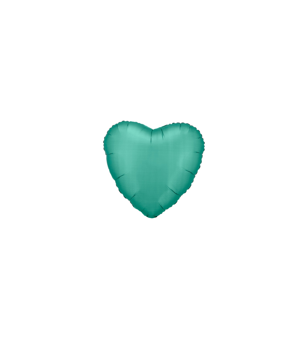 Balónek srdce světle zelené