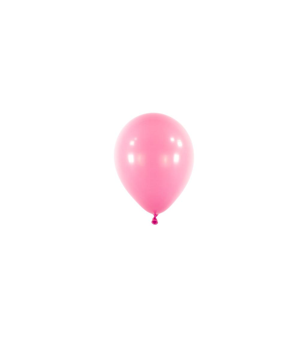 Růžový latexový balónek