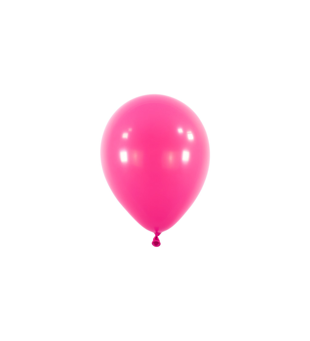 Růžový latexový balón