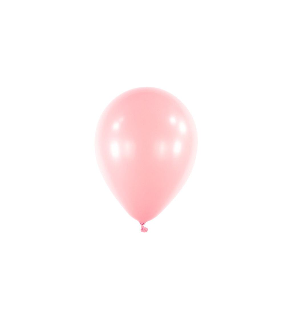 Latexový světle růžový balónek