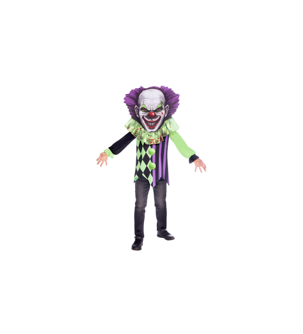 Dětský kostým Strašidelný klaun