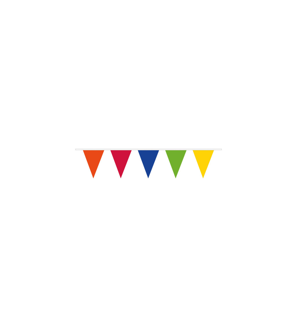 Girlanda barevné vlajky
