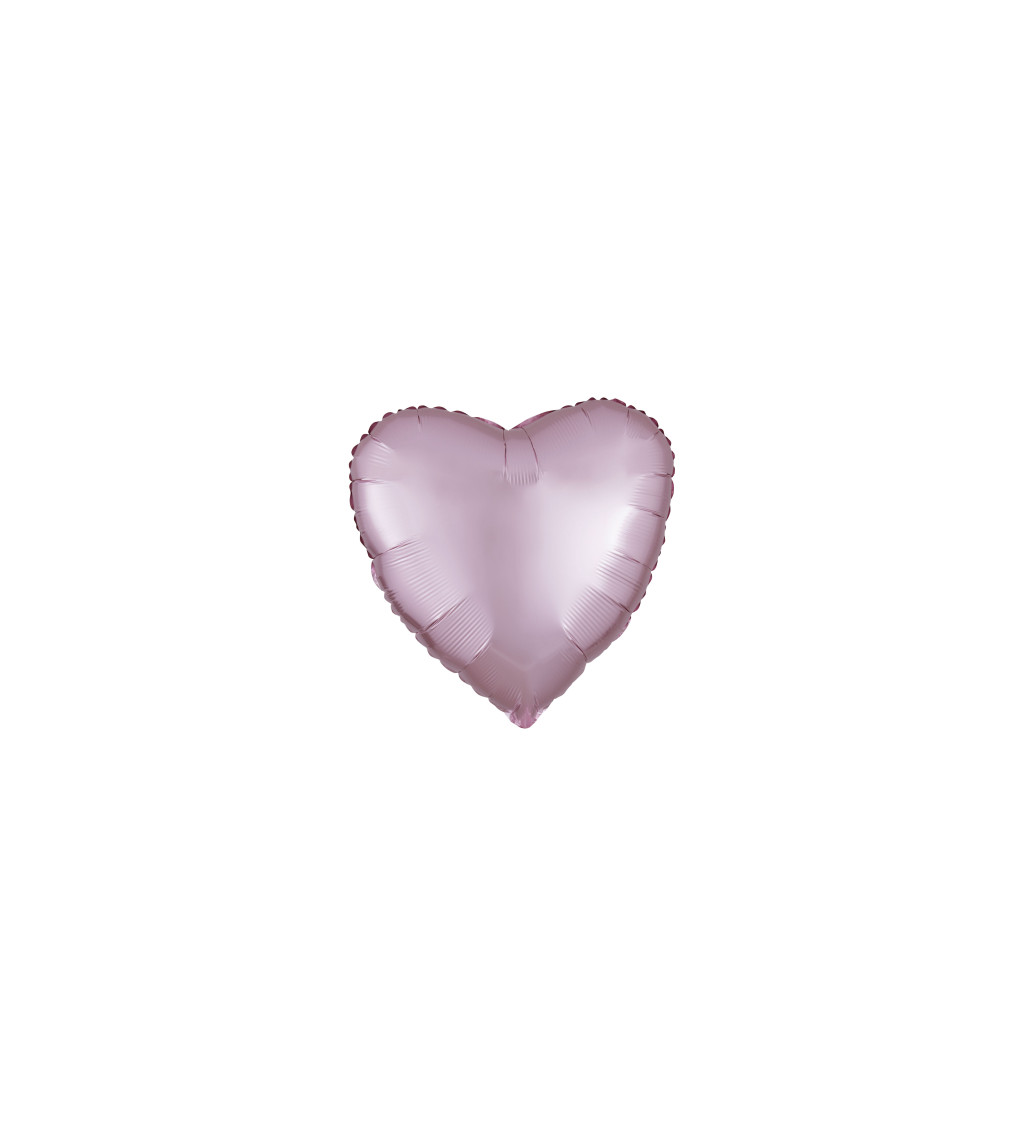 Balónek srdce světle růžové