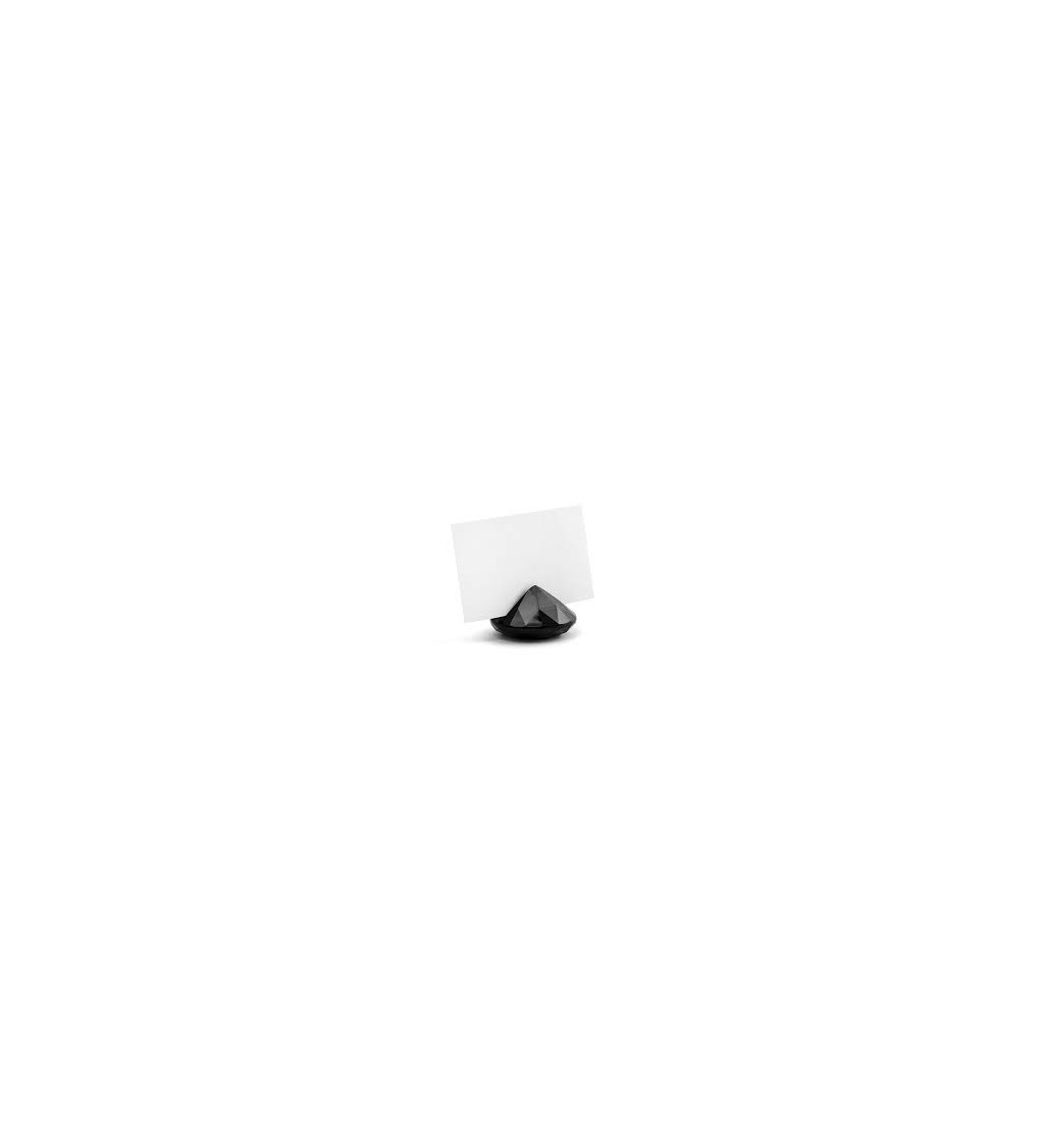 Držák na jmenovku - diamant černý