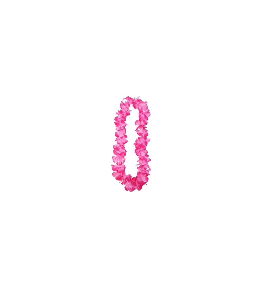 Havajský náhrdelník - růžový