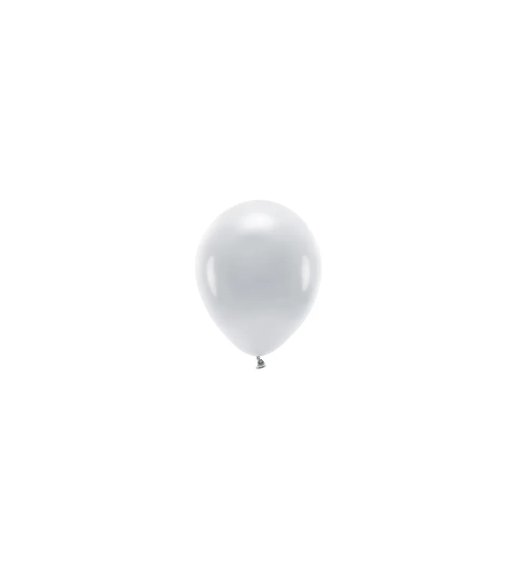 Pastelové balónky Eco v šedé barvě