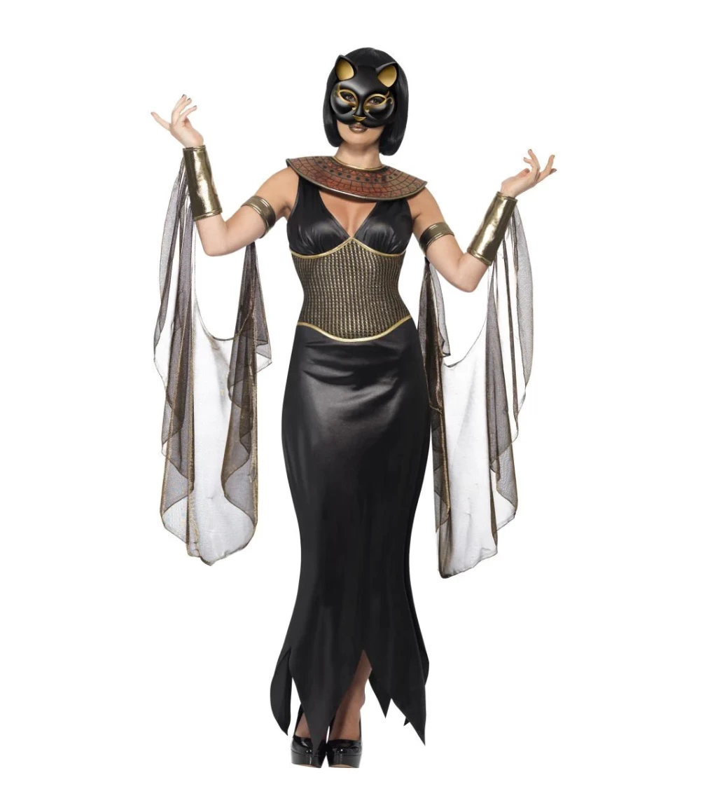 Dámský kostým Egyptská bohyně kočka