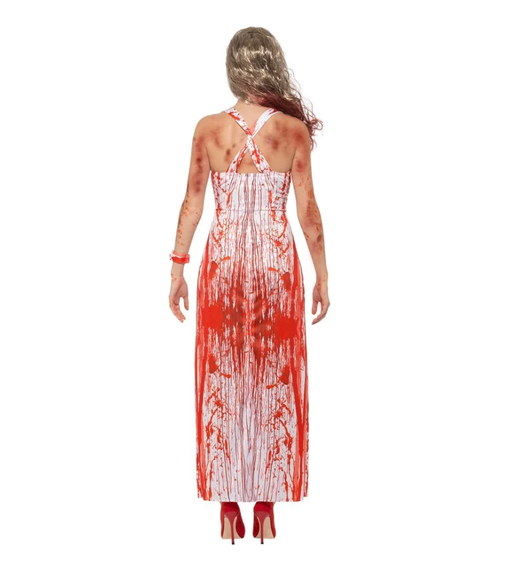 Dámský kostým krvavé šaty - Halloween