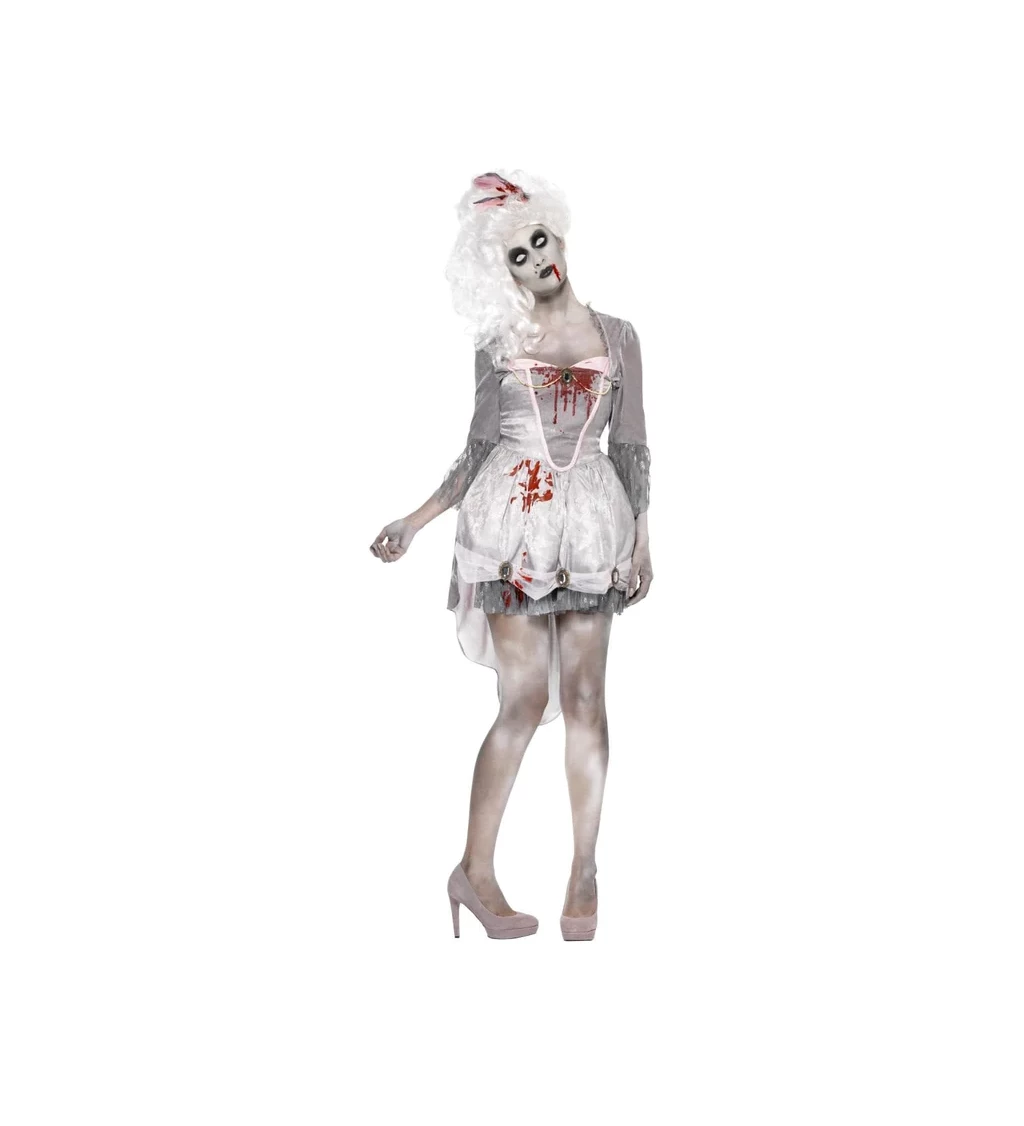 Dámský kostým Zombie barokní dáma