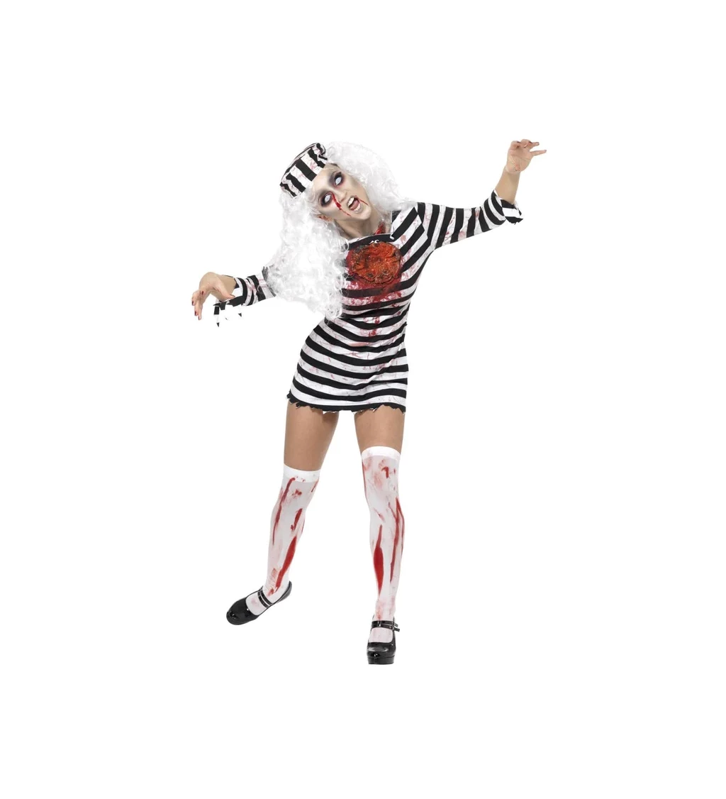 Dámský kostým Zombie vězeňkyně
