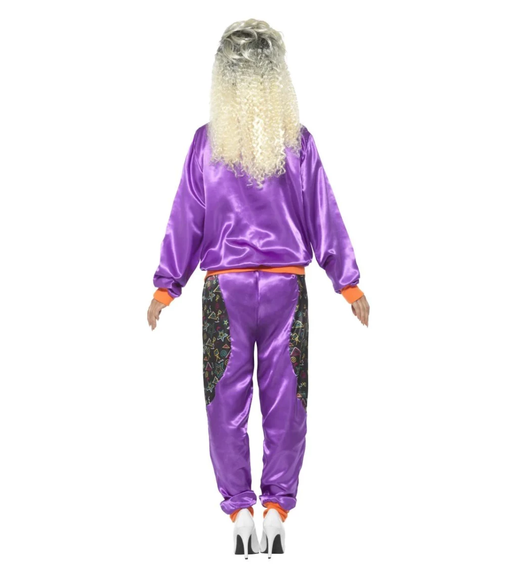 Dámský kostým šusťáková souprava - fialová