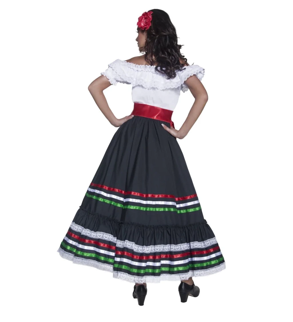 Dámský kostým Mexičanka deluxe