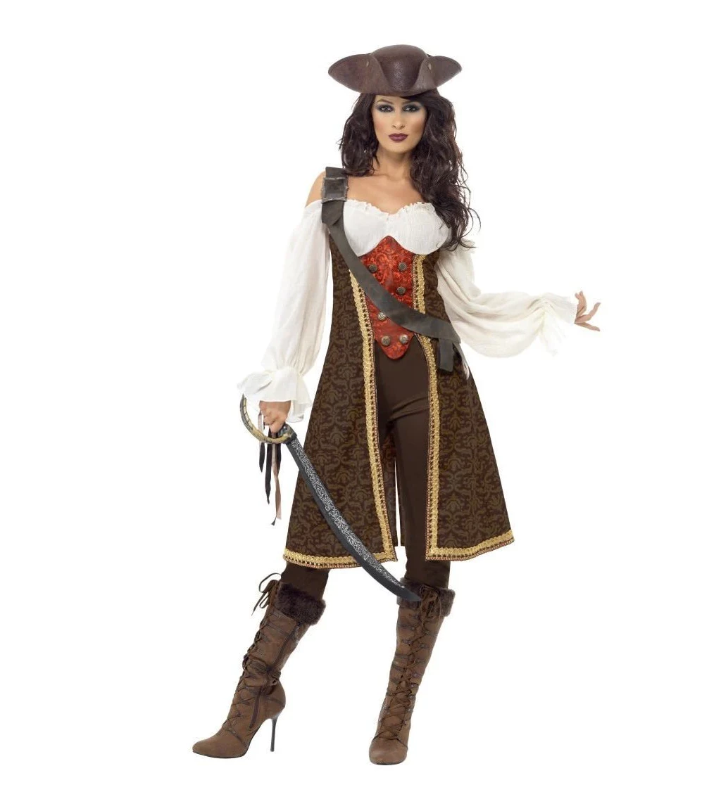Dámský kostým Pirátka guvernérka