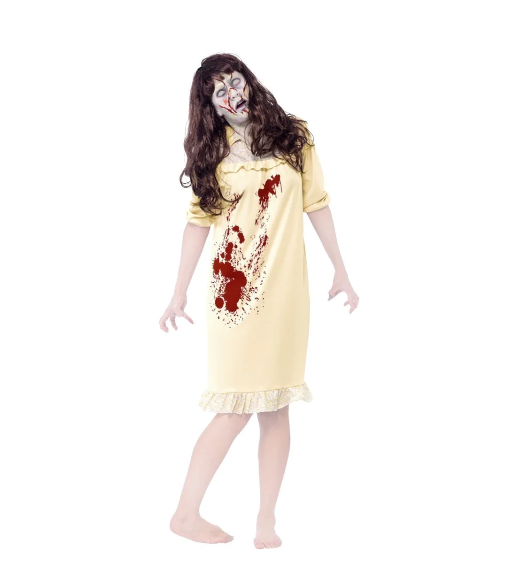 Dámský kostým Náměsíčná zombie