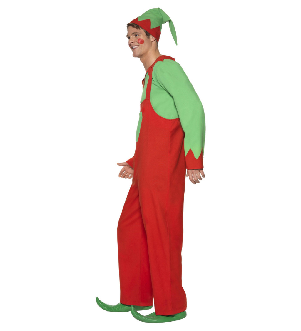 Pánský kostým Elfí, vánoční pomocník