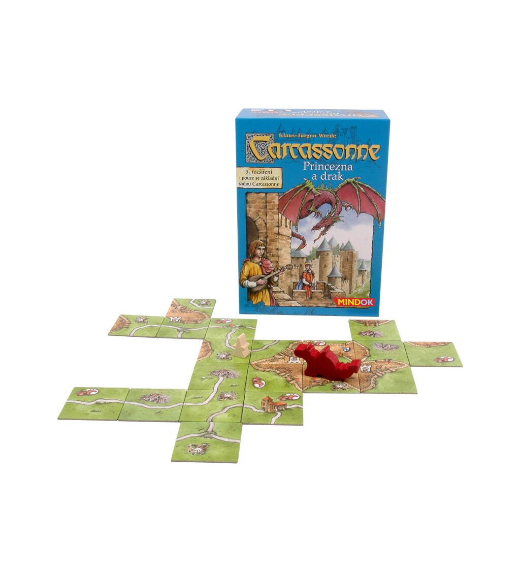 Carcassonne princezna a drak - stolní hra