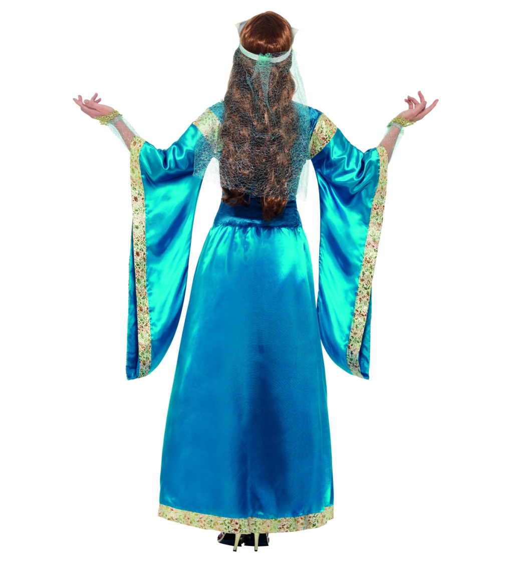 Dámský kostým Královna, barva modrá