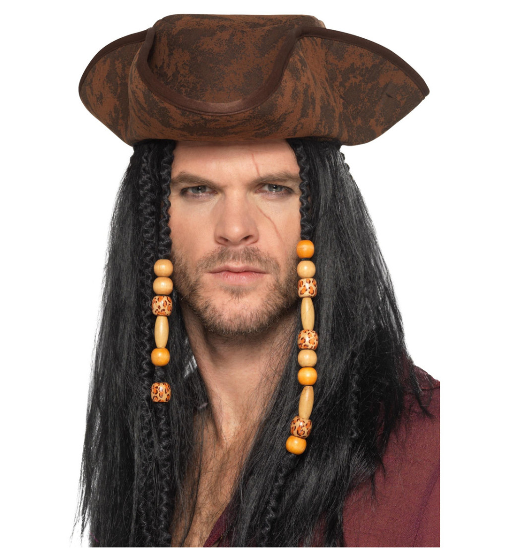 Hnědý klobouk pro piráta