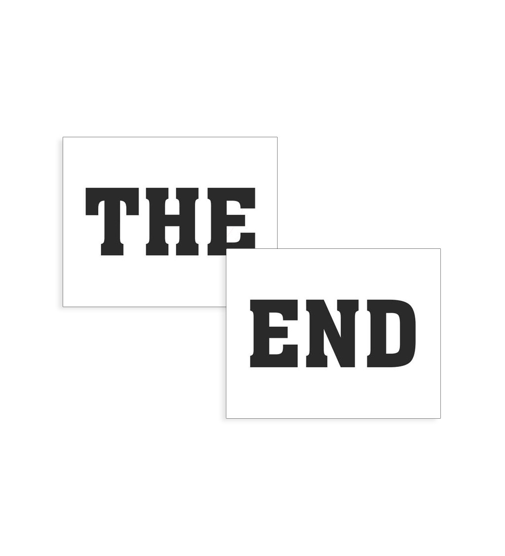 Nálepka - The end