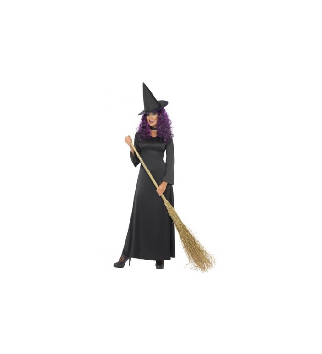 Dámský kostým Čarodějnice, černé šaty