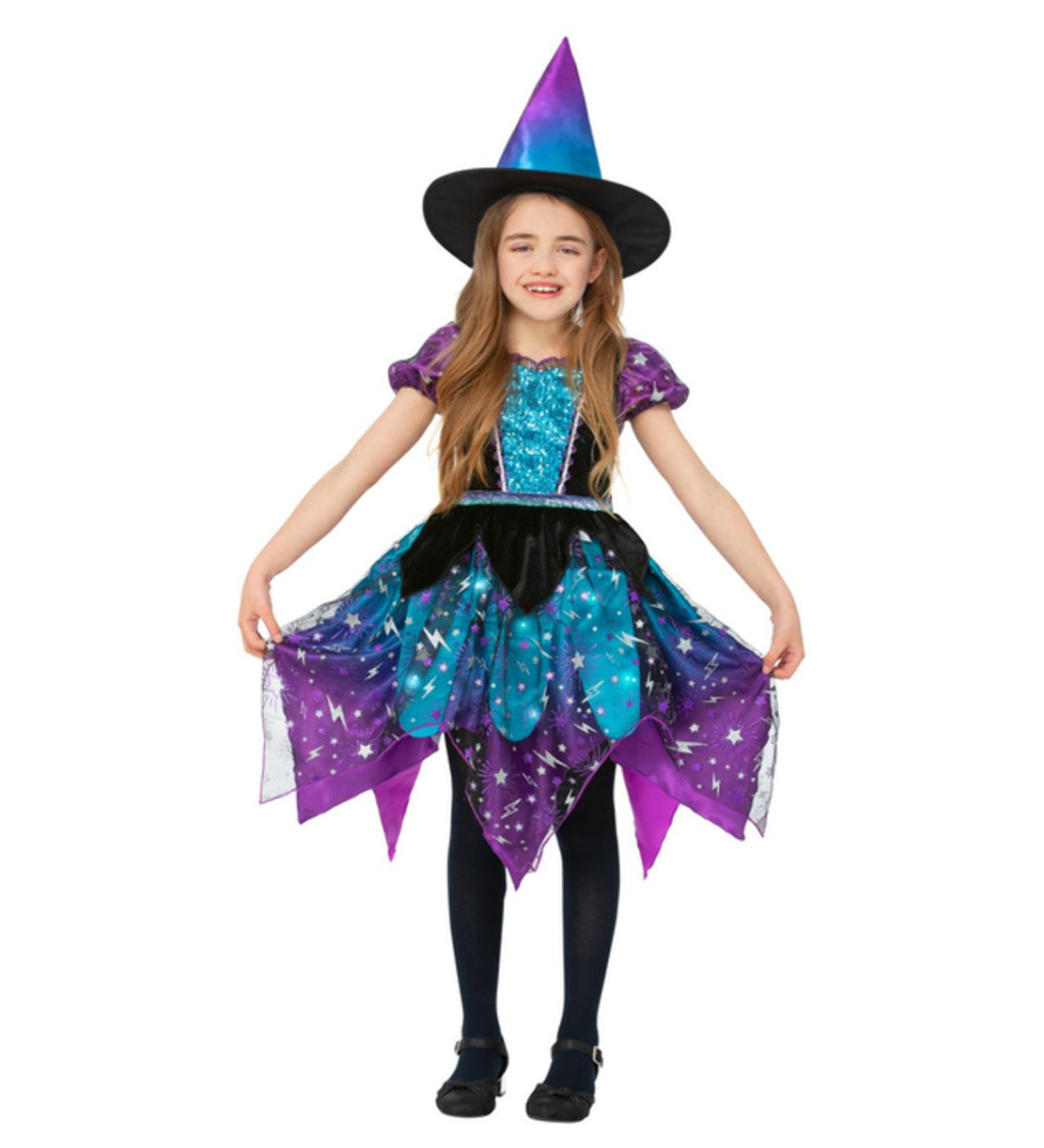 Dětský kostým - měsíční čarodějka