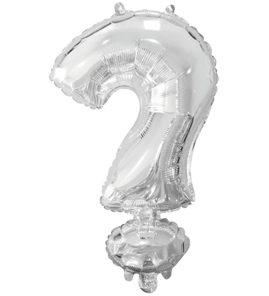 Malý stříbrný balónek znak ?