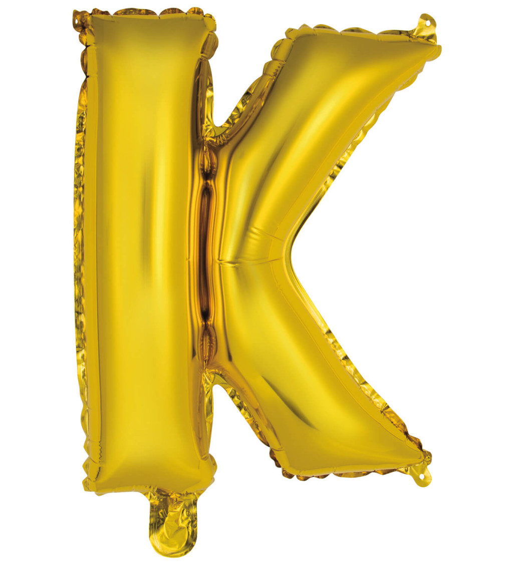 Malý zlatý balónek K