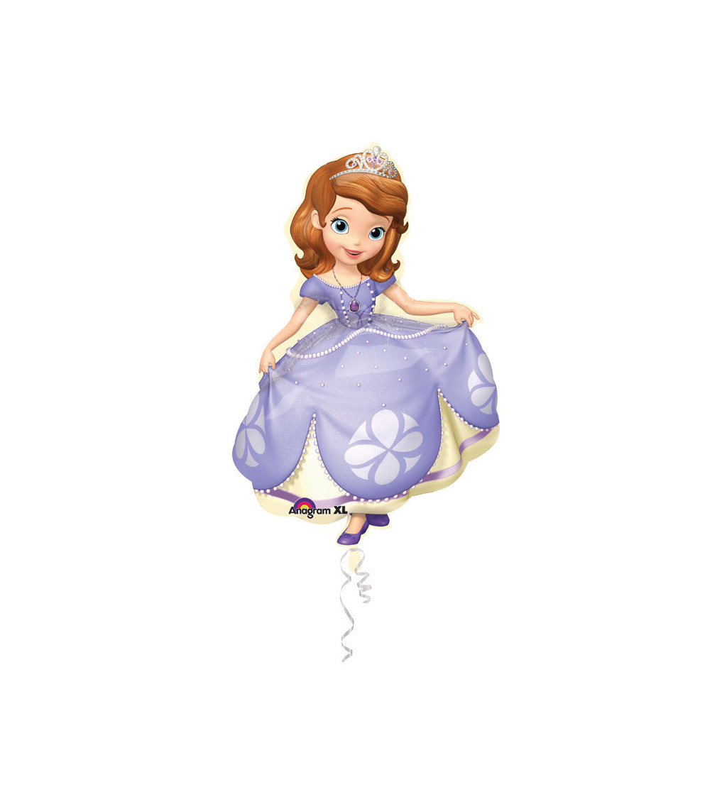 Fóliový balónek fialová princezna