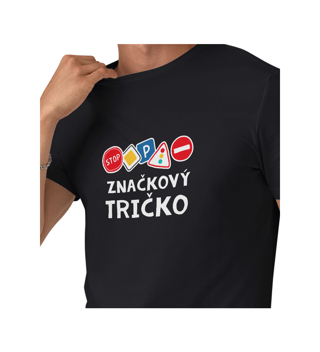 Pánské triko s nápisem - Značkový tričko