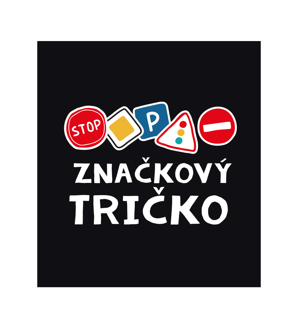 Pánské triko s nápisem - Značkový tričko