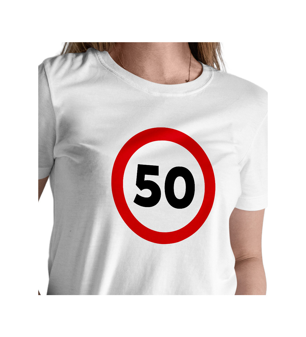 Dámské triko bílé - číslo 50