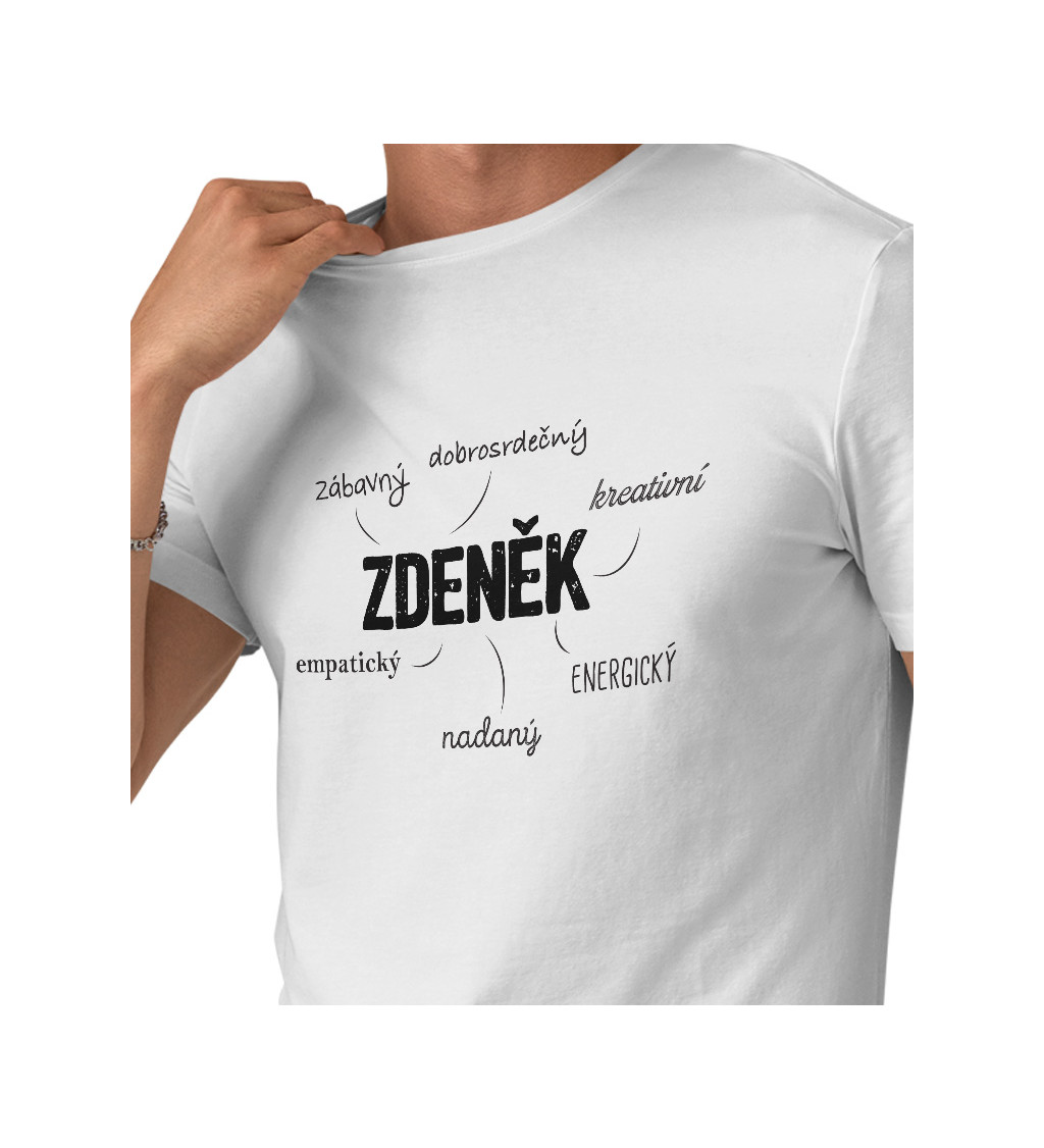 Pánské triko bílé - Zdeněk