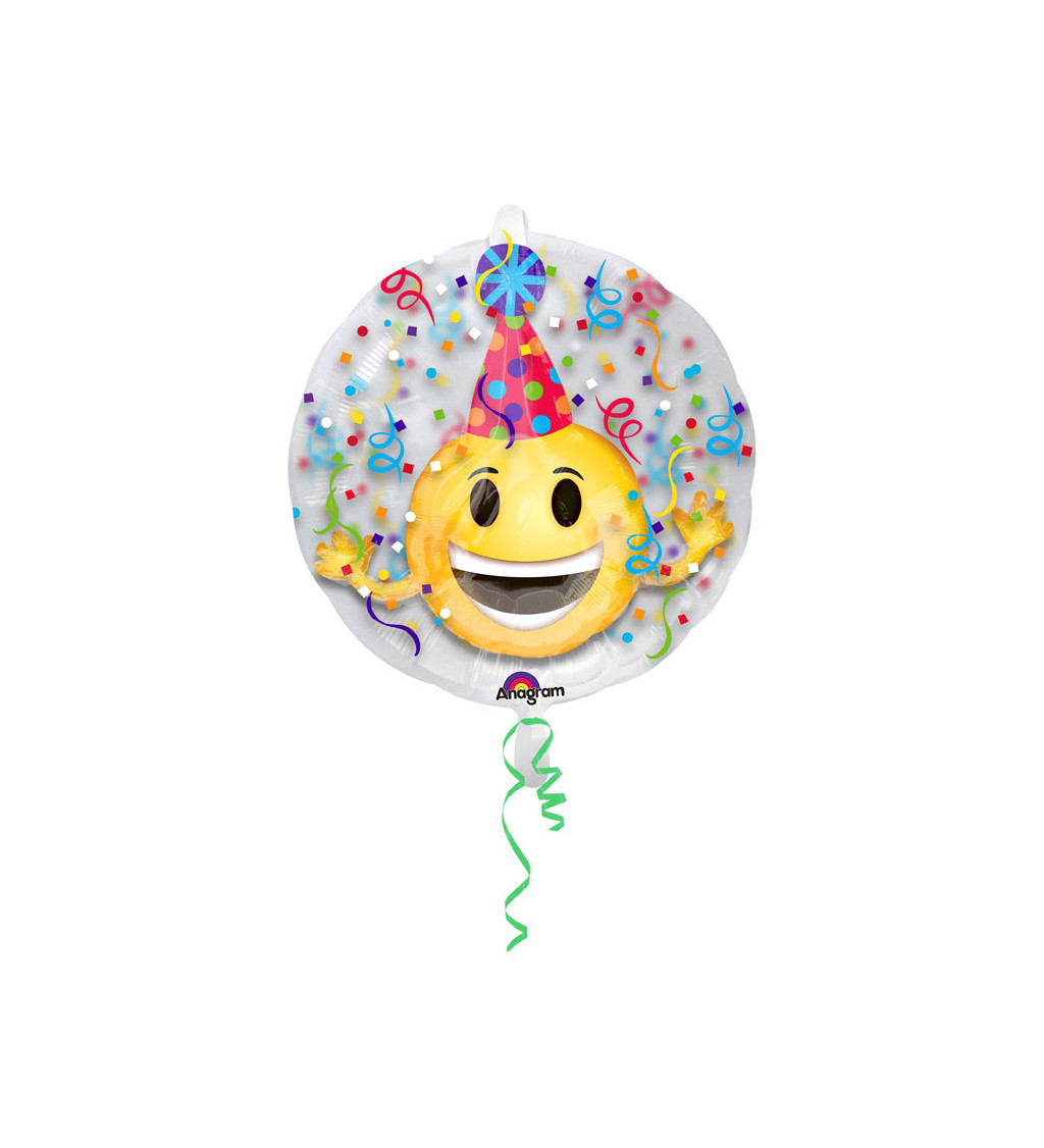 Balónek párty emoji smajlík
