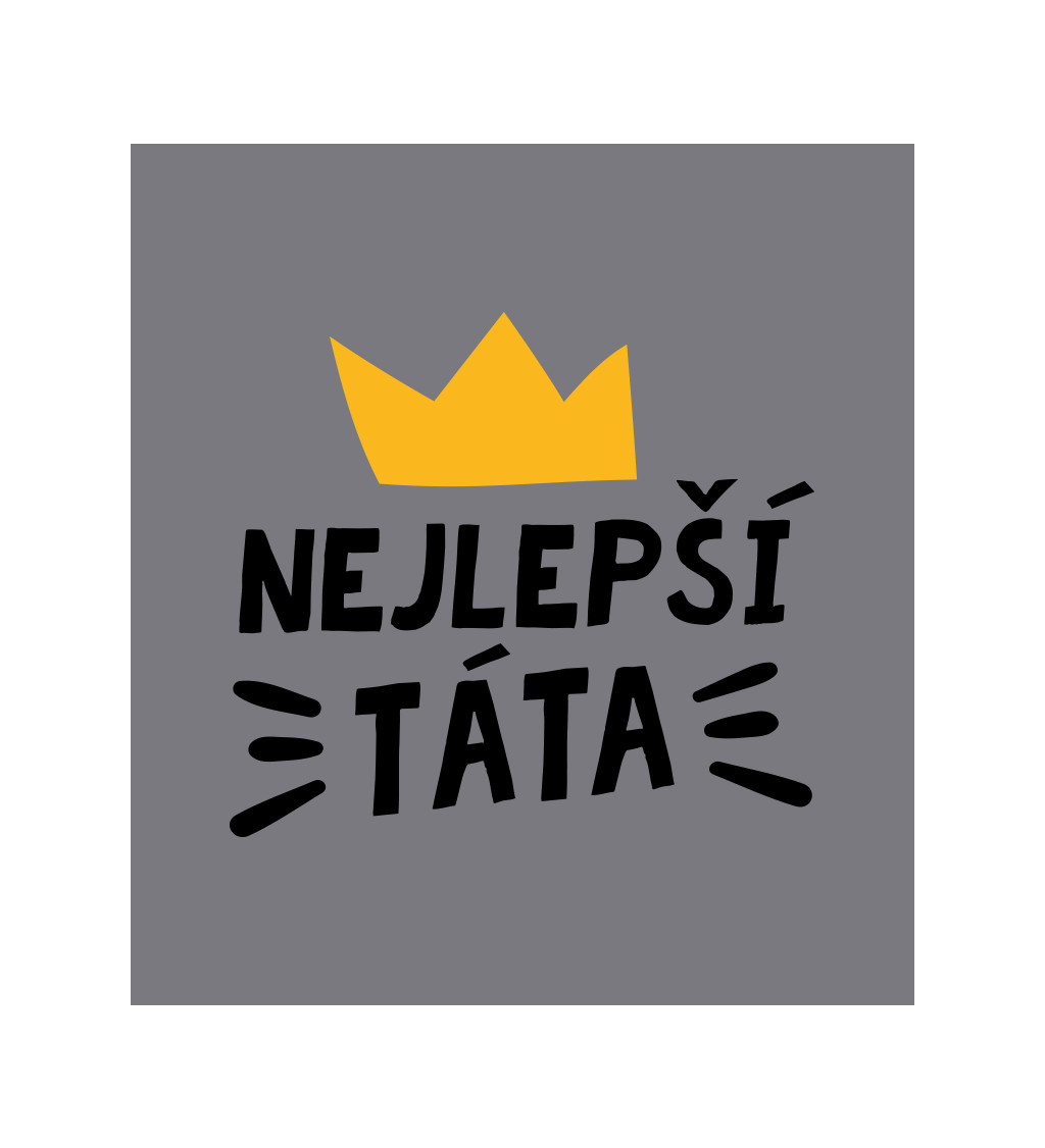 Zástěra šedá - Nejlepší táta