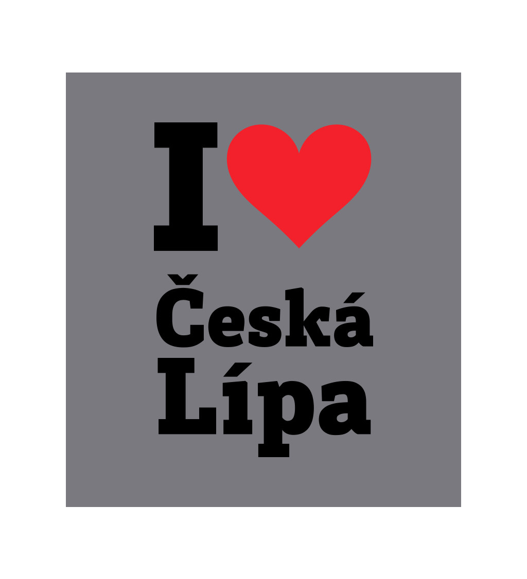 Zástěra šedá- Česká Lípa