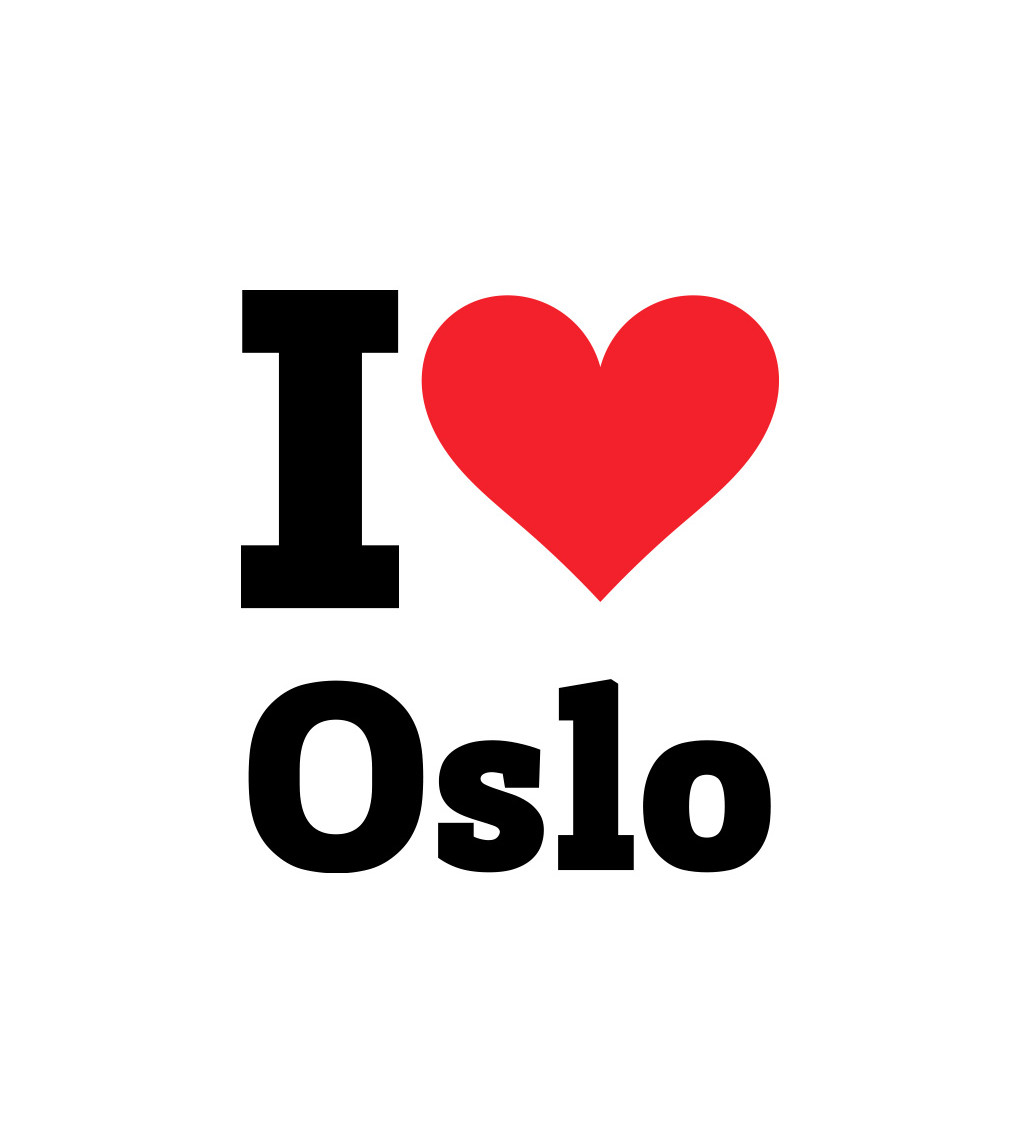 Dámské triko - I love Oslo
