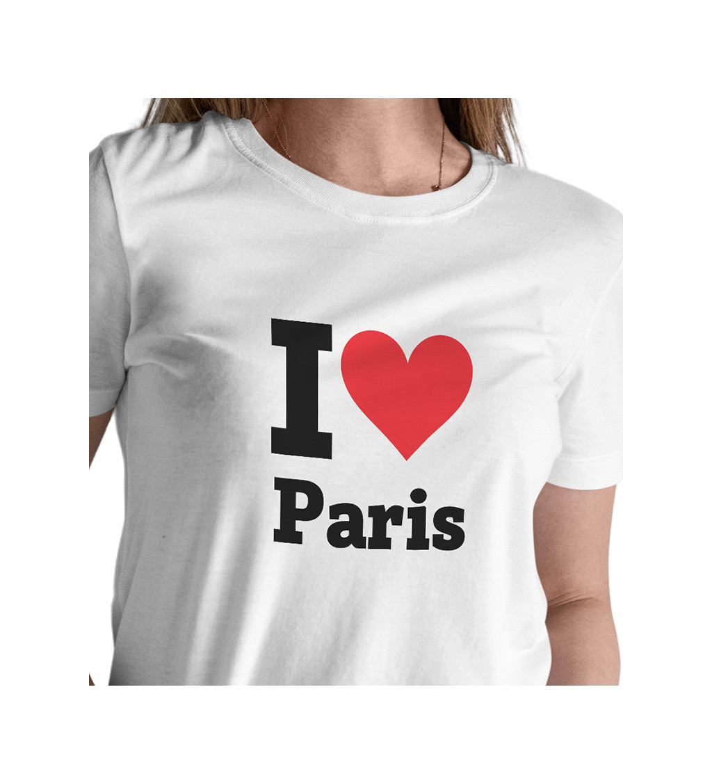 Dámské triko - I love Paris