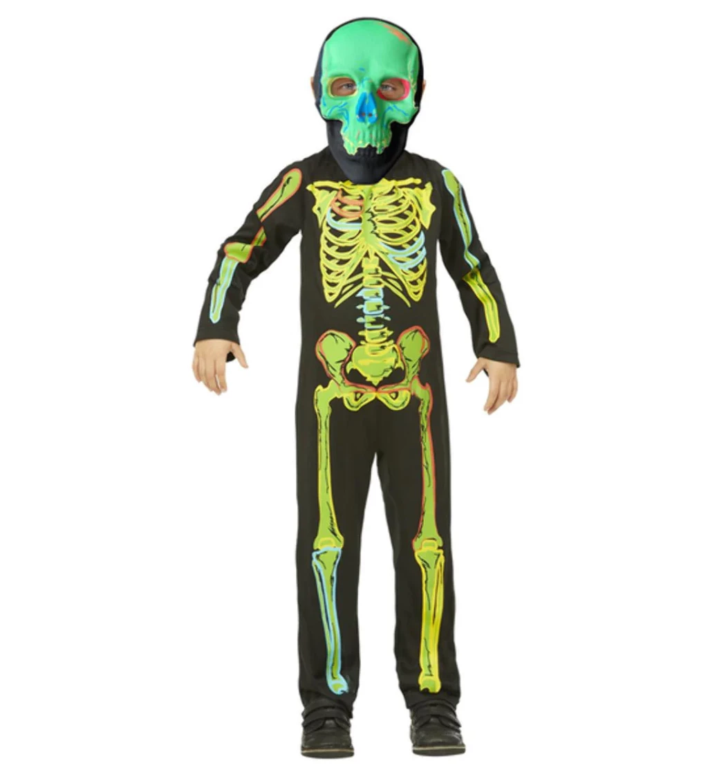 Skeleton dětský kostým