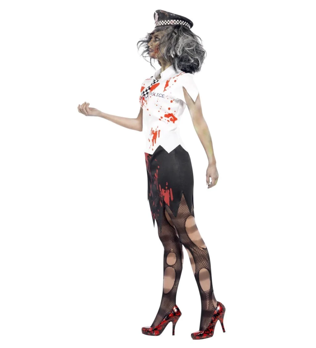 Policistka zombie - kostým dámský