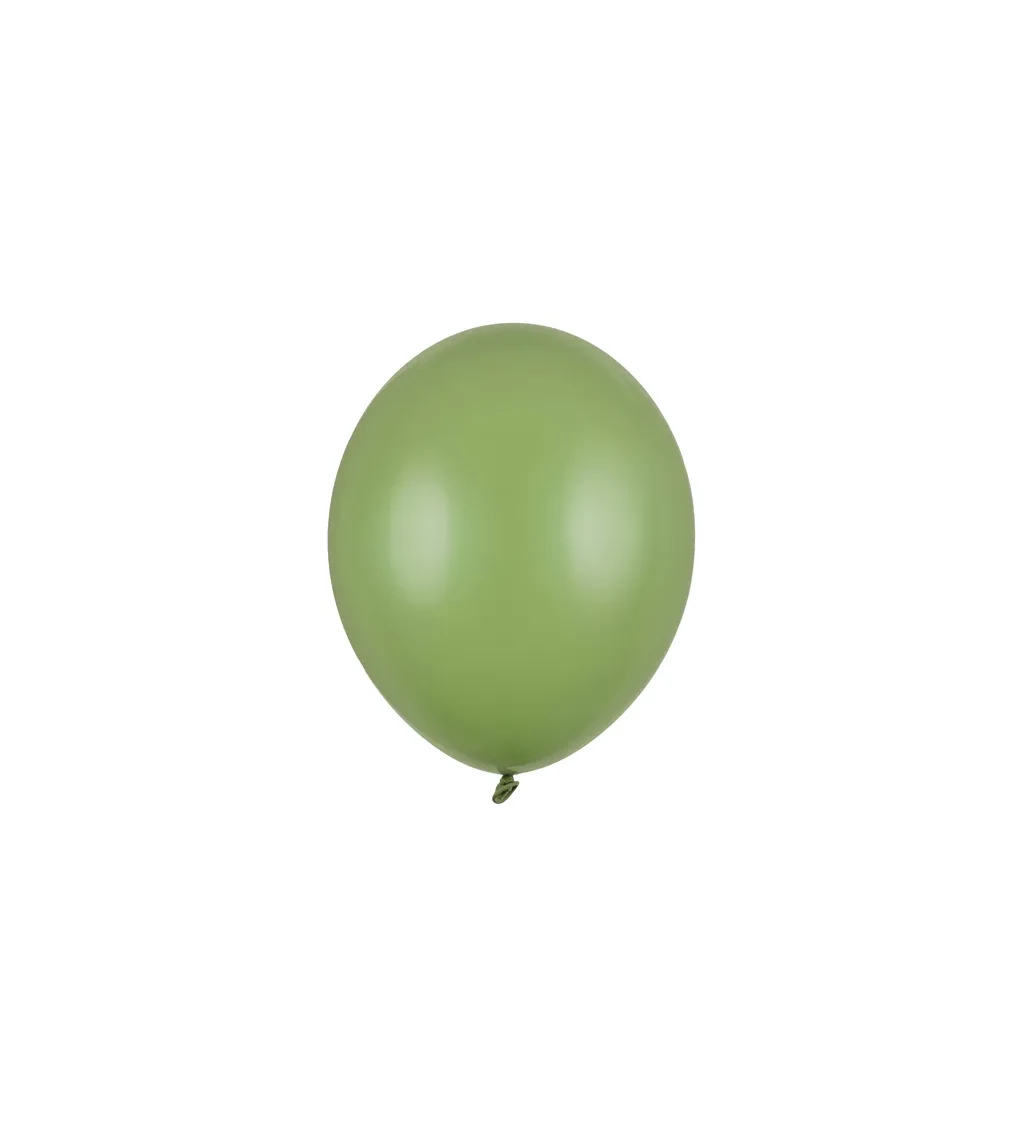 Mechové zelené balóny