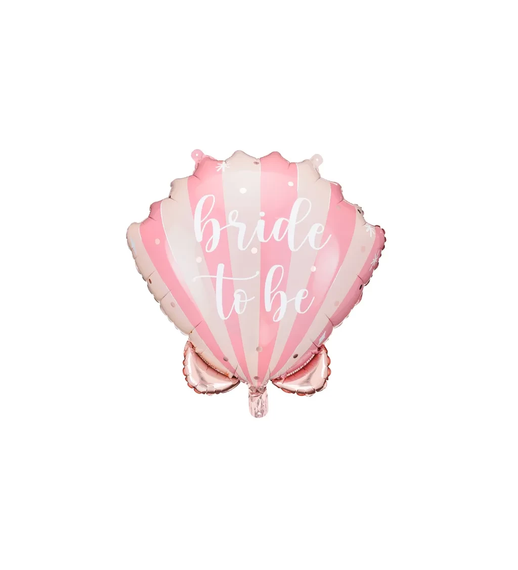 Bride růžová mušle balónek