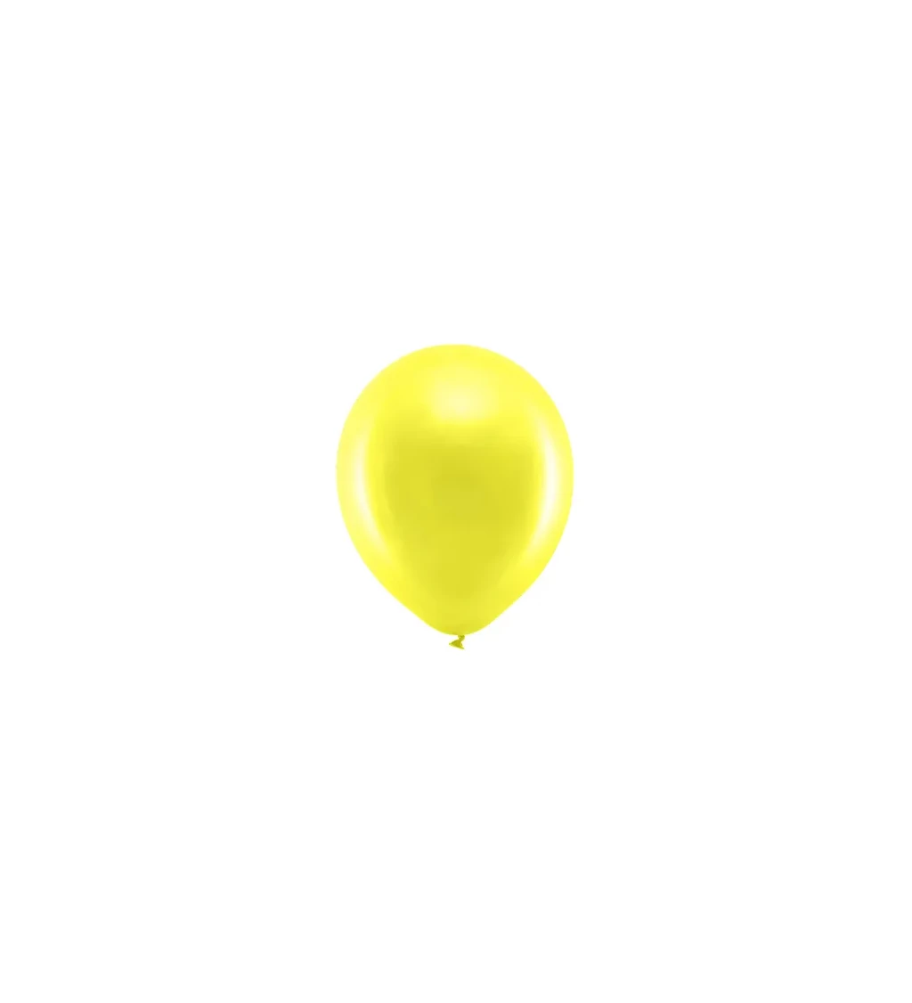 Žluté balónky metalické