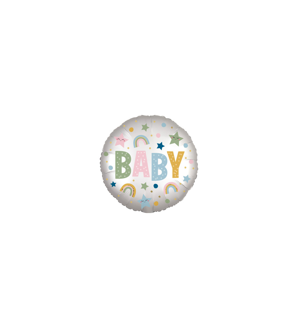 Fóliový balón s nápisem Baby