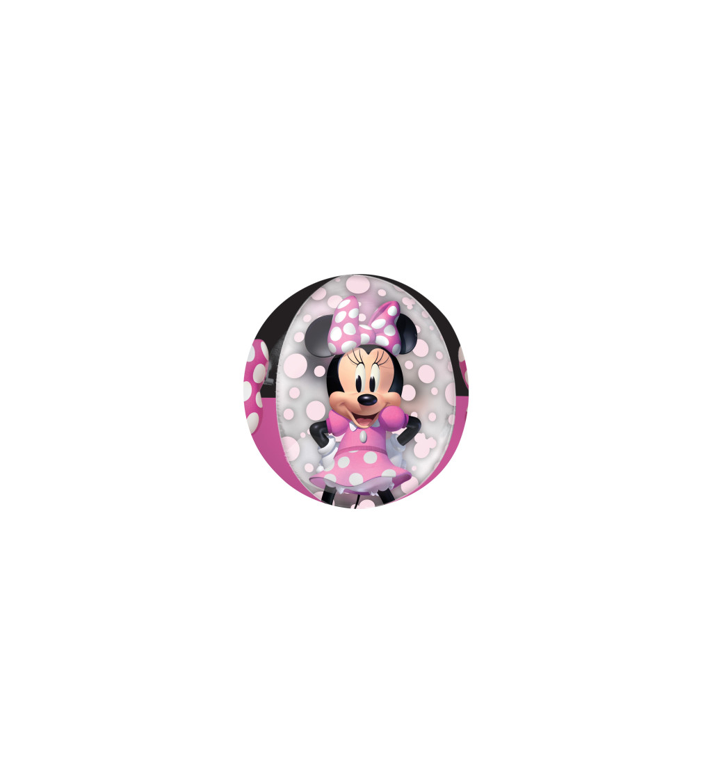 Minnie - růžový balón