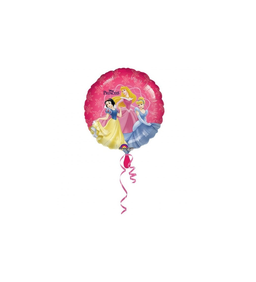 Princezny fóliový balónek