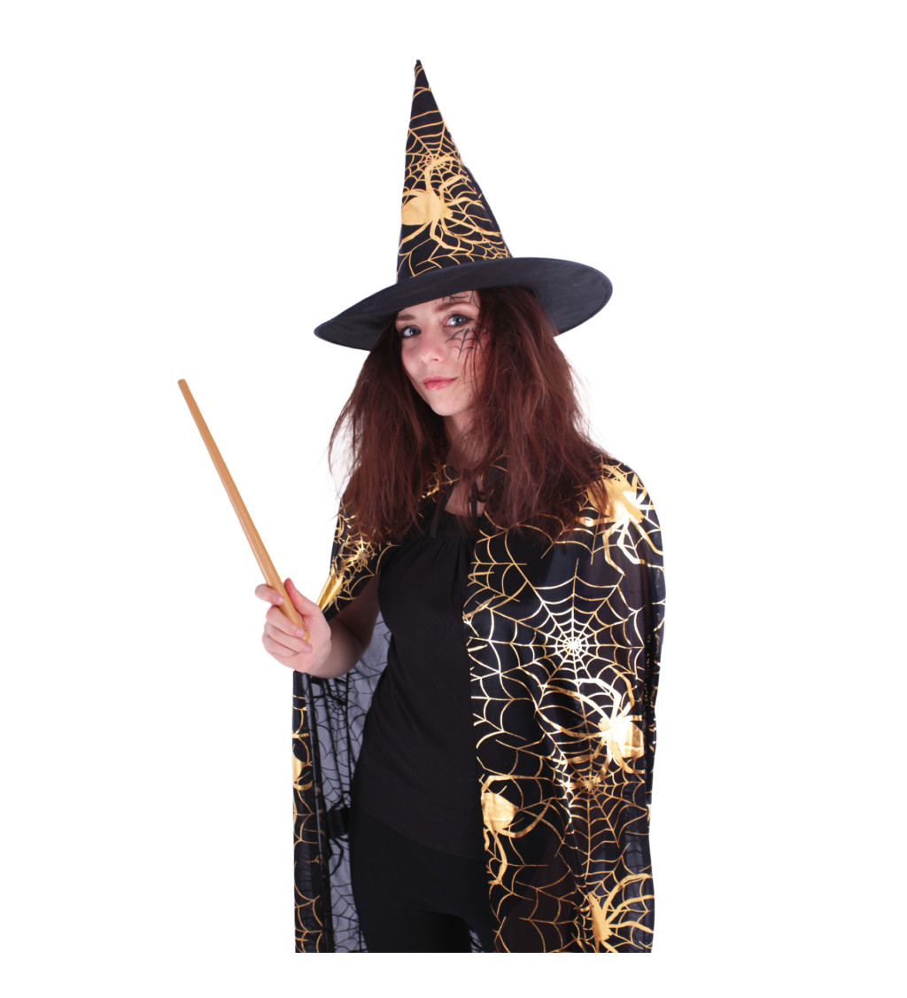 Čarodějnický set pro dospělé - plášť a klobouk