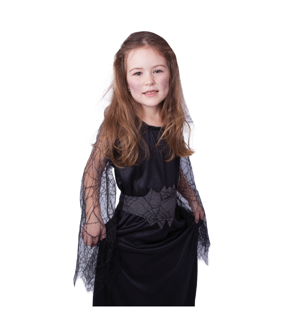 Dětský kostým - čarodějnické šedé šaty